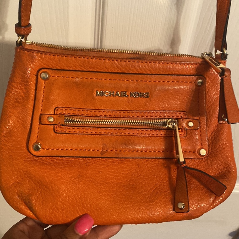 Orange Michael Kors crossbody - Picture 6 of 8